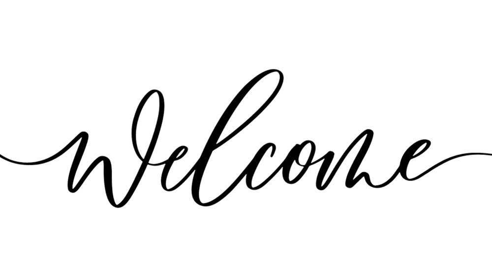 Welcome in script